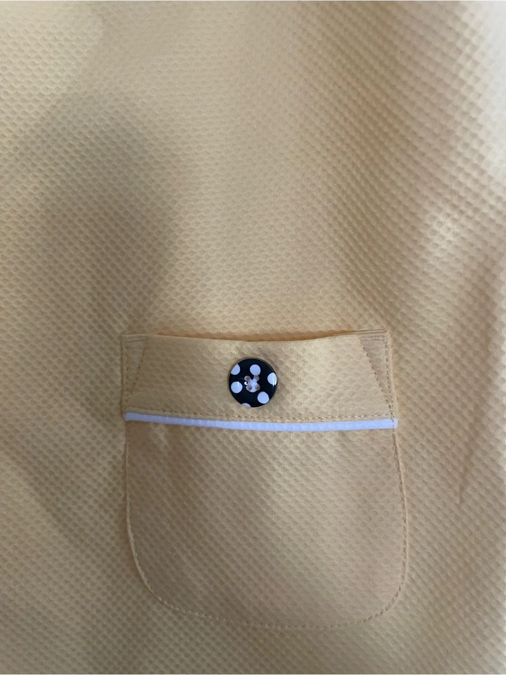 NWT Gymboree Bright Yellow Sleeveless Dress with Black Polka Dot Buttons 9 years